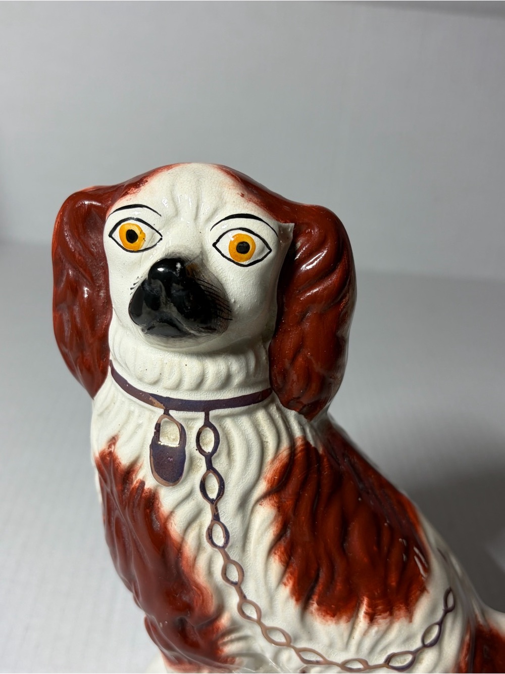 Vintage Staffordshire Spaniel Figurine - Picture 2 of 11
